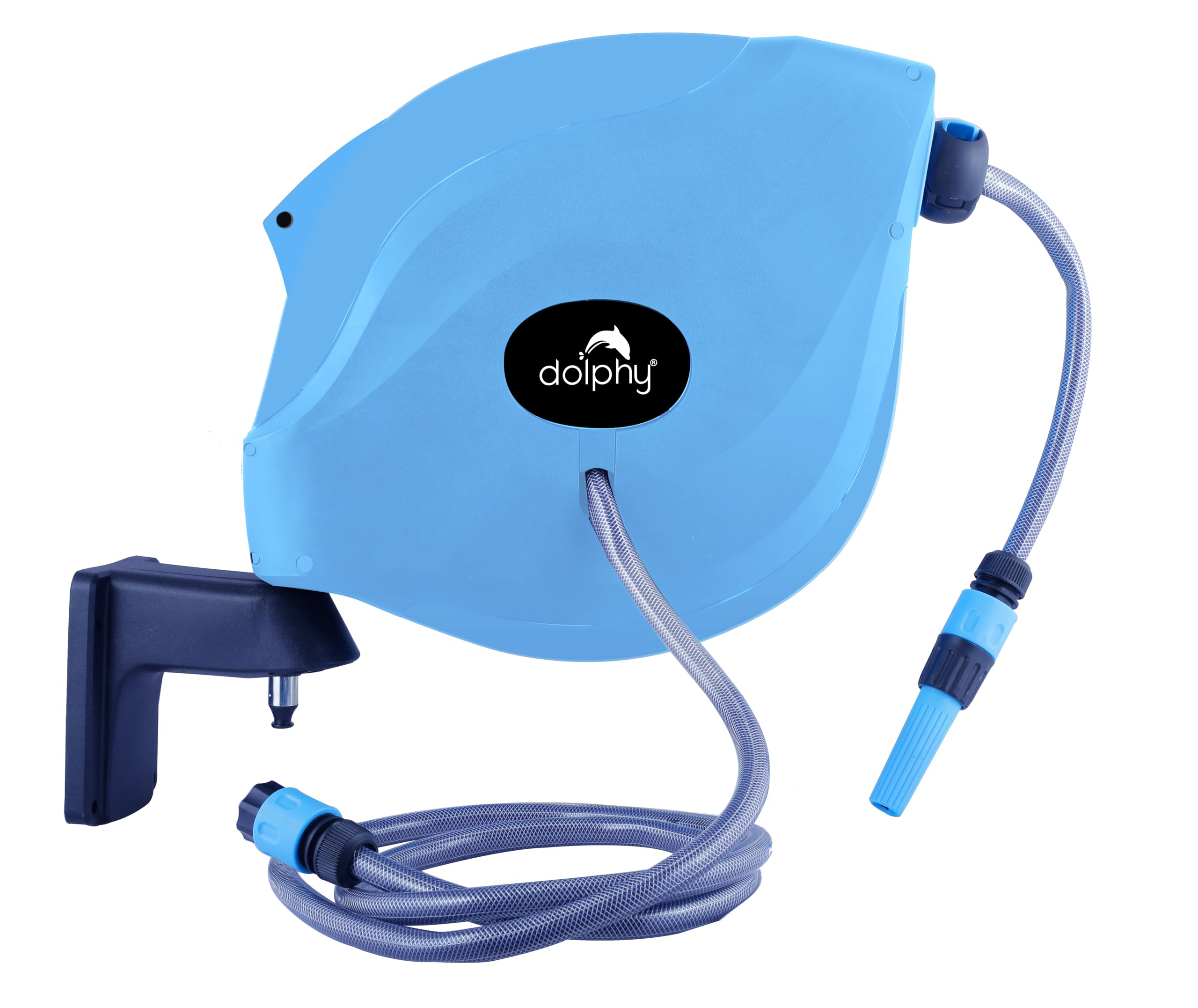 Dolphy Wall Mounted Auto Retractable Garden Hose Pipe Reel - 20 Meter (B088KJ1XR4) Amazon Price History, Amazon Price Tracker