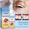 Temporary Tooth Filling,Temporary Tooth Restoration Kit,Moldable Tooth Filling Repair Kit,Quick Fix Solid Gel for Chipped,Broken Tooth & Fake Teeth Gap Filler,Tooth Repair Beads,Filling for Fake Teeth