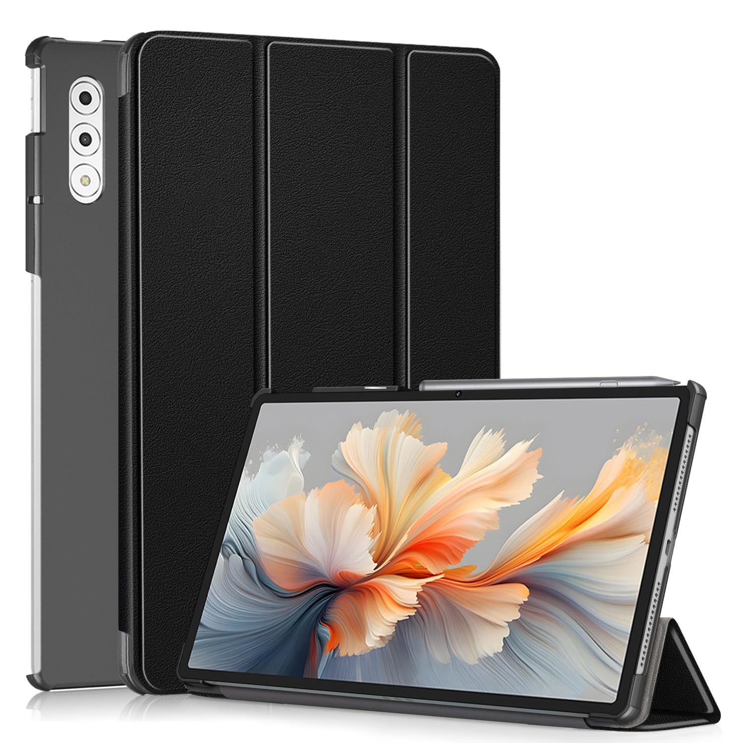 Gylint Case for Lenovo Yoga Tab Plus 12.7 Inch Case, Folding Folio Ultra-Thin PU Leather Stand Case Cover for Lenovo Yoga Tab Plus 12.7 TB-520FU 2025