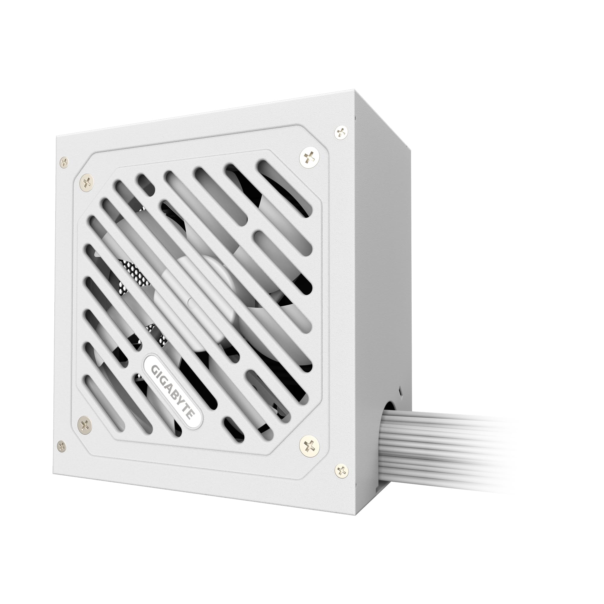 GIGABYTE P550SS Ice Bloc d'alimentation - PCIe 5.0, 80 Plus Silver, Design entièrement modulaire, Ventilateur 120 mm, Compatible ATX 3.0, Prise EU
