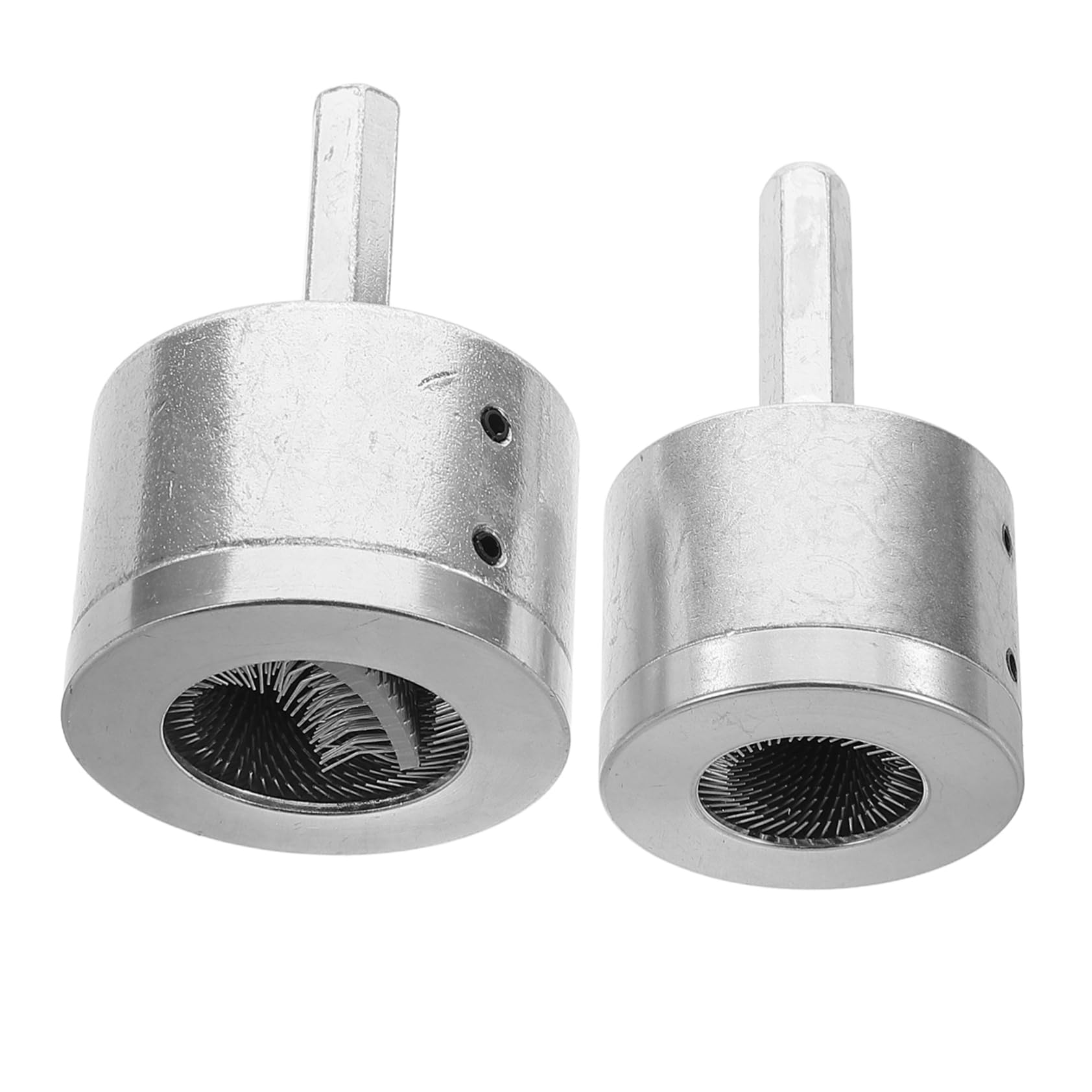 Unomor 2pcs Copper Cleaning Brush Tube Cleaning Brush for Plumbers Power Drill Cleaner Copper Tube Cleaning Kit Power Drill Tube Cleaner Copper Tube Cleaner Tool Silver