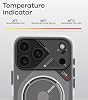 Aulumu A17 Funda térmica magnética para iPhone 17 Pro Max | CoolHyper | Con control de cámara | Tecnología IMD | Compatible con MagSafe | Translúcida táctil gris 5