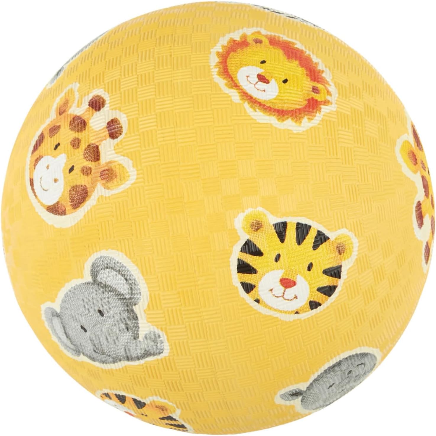 Sigikid 42409 Zoo PlayQ Rubber Ball for Baby Girls and Boys Recommended from 1 Year Old Yellow