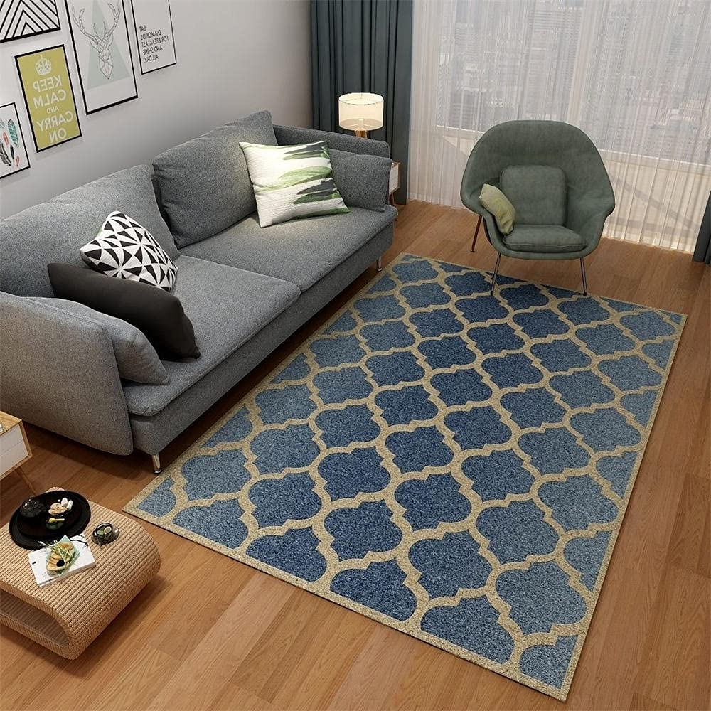 Tapis de chambre 160X200cm tapis ado decoration chambre fille modern geometric