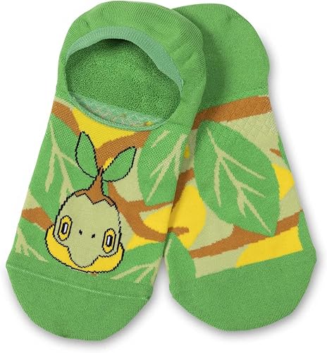 Miniatura 2 de Pokémon Center calcetines invisibles de Turtwig, Chimchar y Piplup, Multi colorido