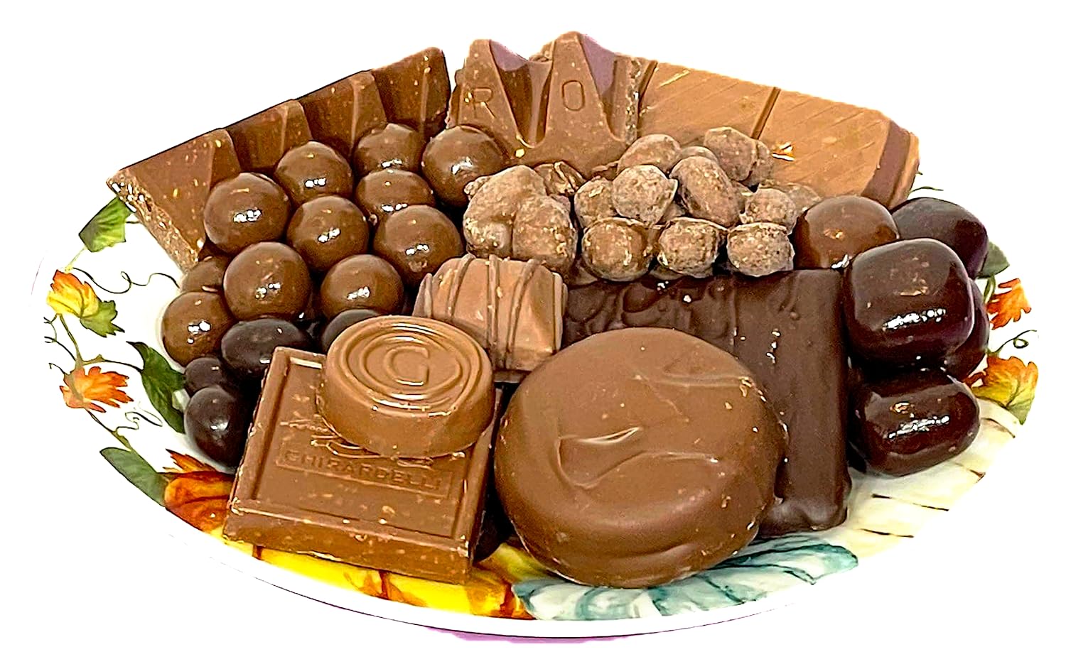 Premium Pumpkin Pumpkin Gift Basket filled with chocolate, candy, and snacks. Customizable for all kids, adults, business gifts, Halloween parties, and to fill with candy to hand out on Halloween! (10" Tim/39 Piece:)