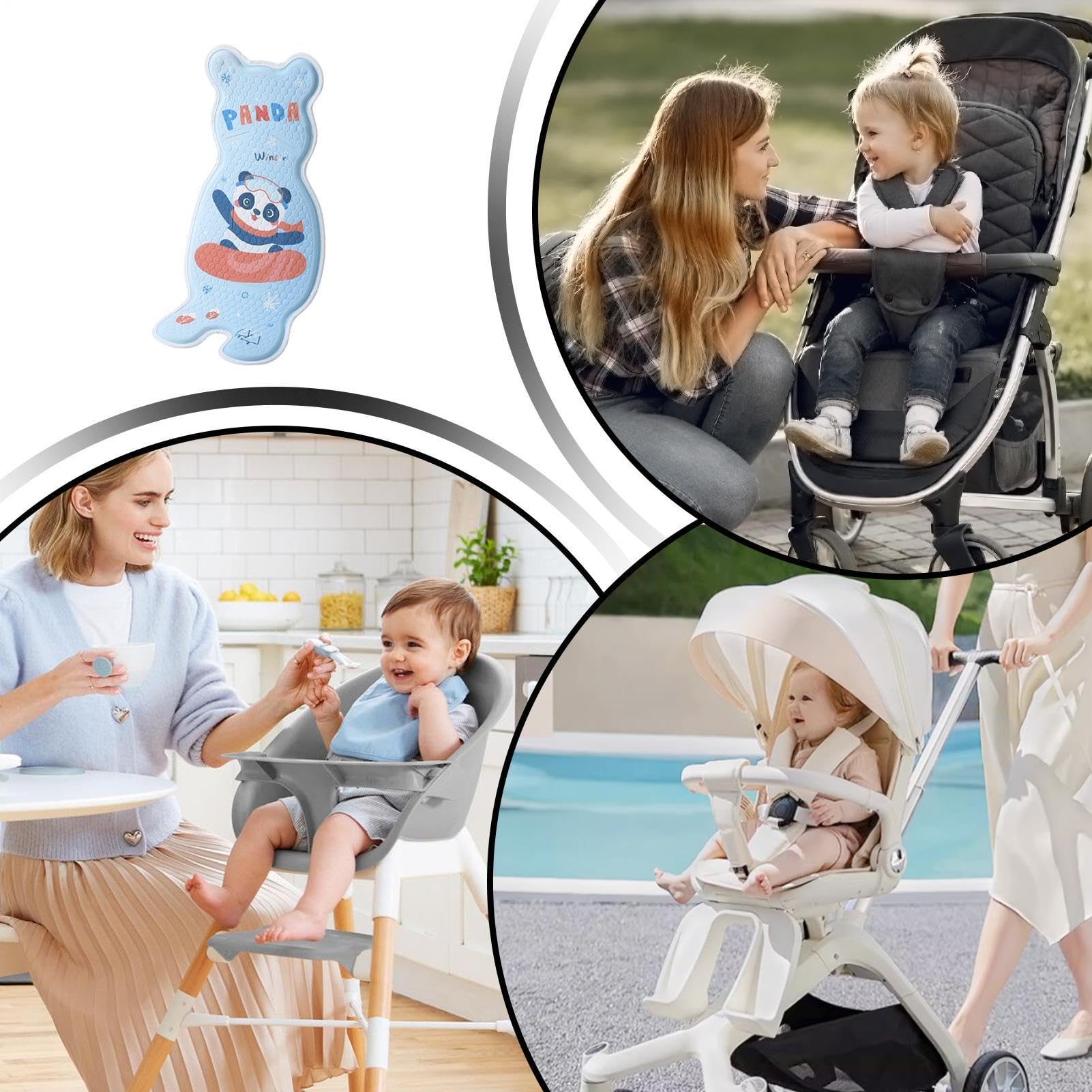 Cuscinetto Rinfrescante Seggiolino Auto,Fodera Traspirante Effetto Ghiaccio per Seggiolino Auto Bambini,cuscino rinfrescante passeggino | per viaggi all'aperto, spiaggia, campeggio, , sedia, altalena