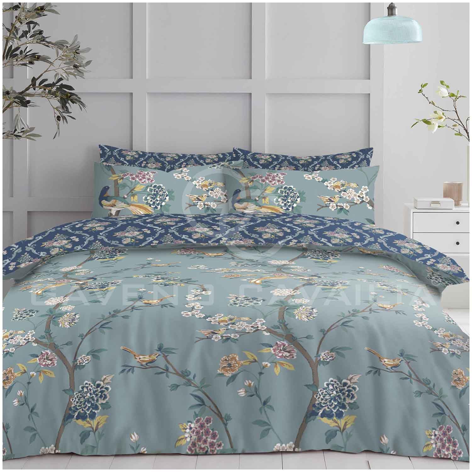 Super Dreamer Set copripiumino singolo, 3 pezzi, con foglie singole