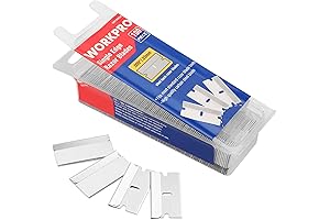 WORKPRO 100-Pack Single Edge Razor Blades: Industrial-Grade Precision for Demanding Tasks