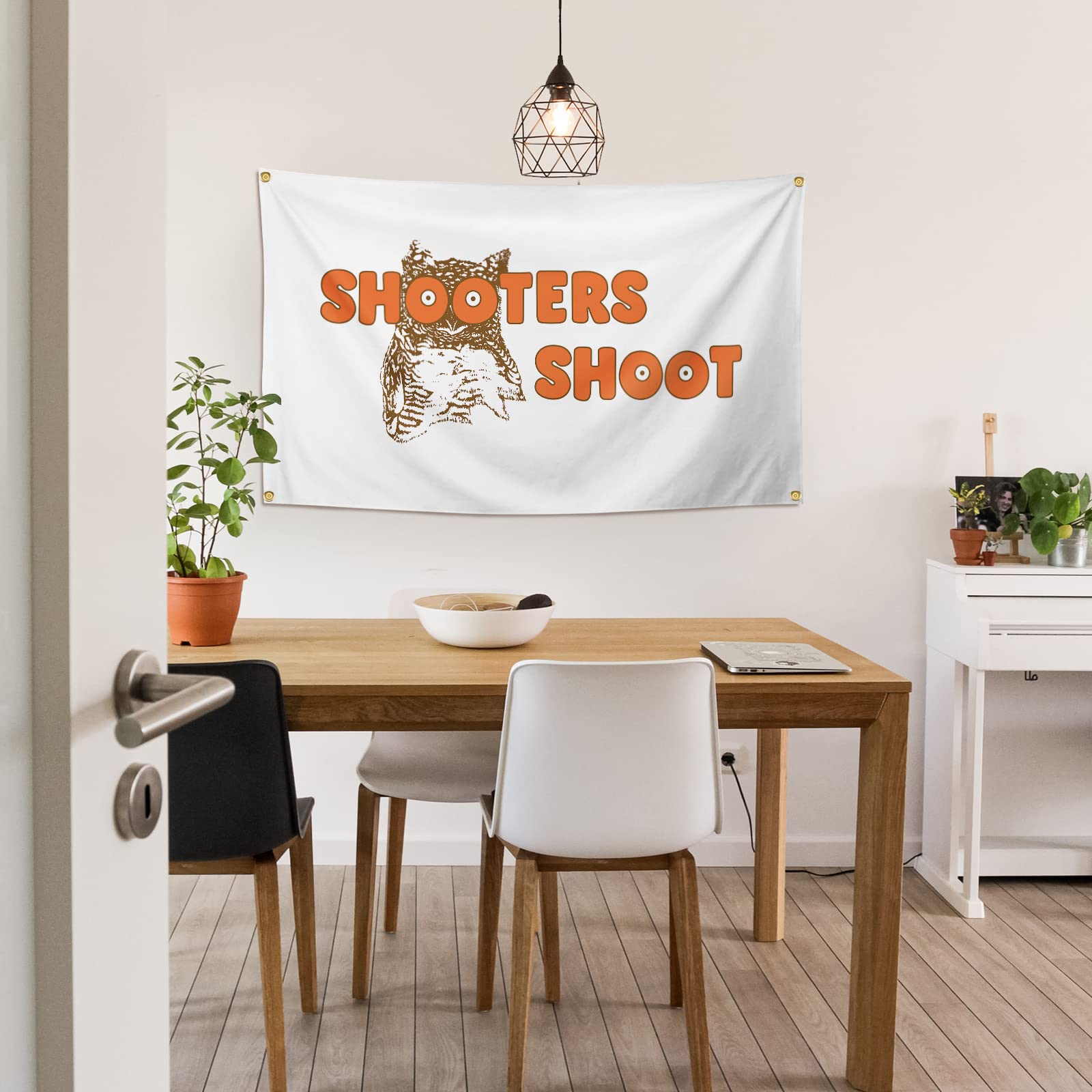 Shooters Shoot Flagge 91x152 Cm – Polyester, 4 Messingösen Für Indoor & Outdoor