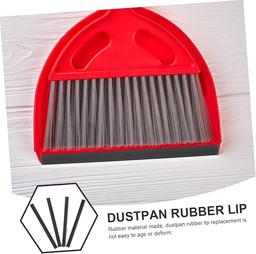 Miniatura 6 de 4 tiras de repuesto de goma para recogedor para una fácil instalación y uso duradero, compatibles con varias herramientas de limpieza y accesorios