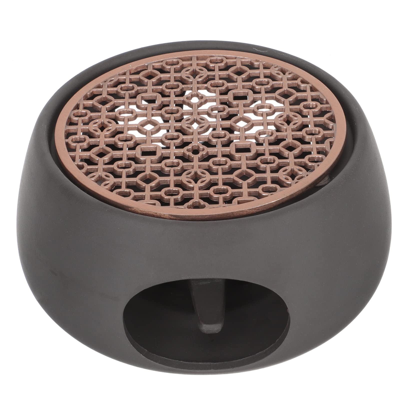 Unomor Ceramic Hollow Teapot Warmer Set Stovetop Tea Pot Warmer Tea Light Candle Heater for Home Office