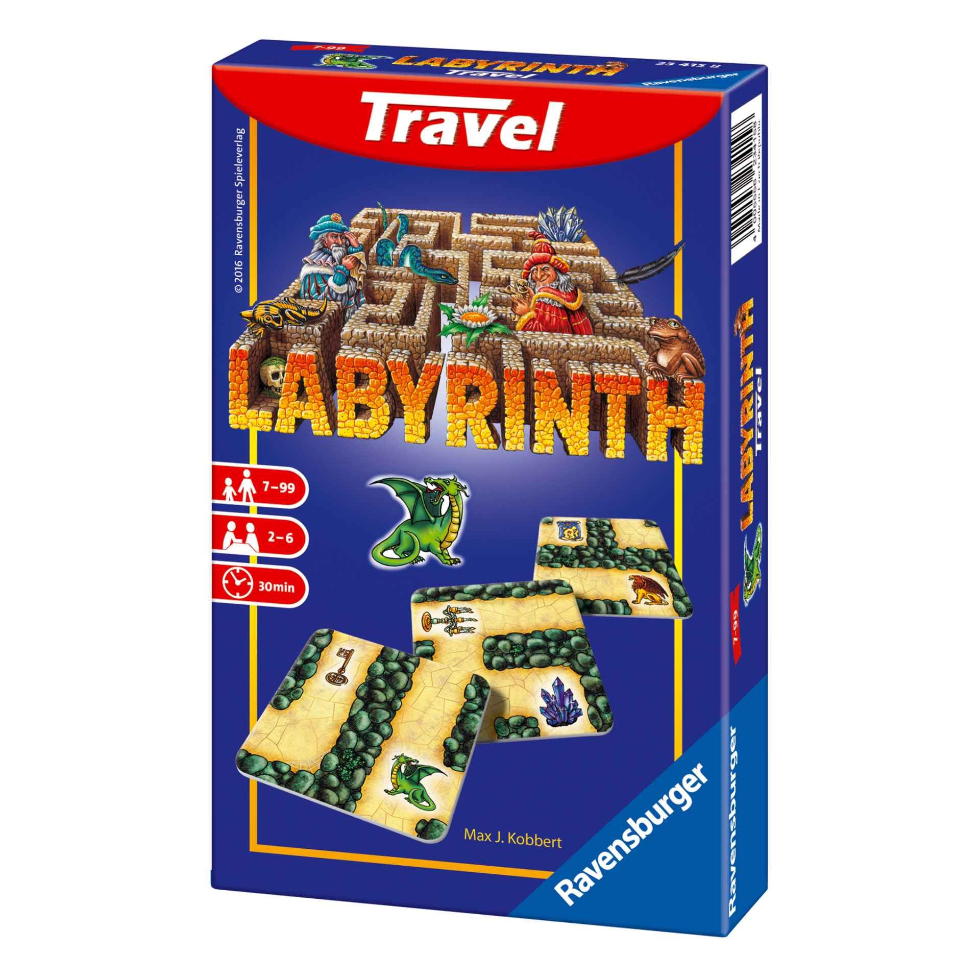 Ravensburger Italy Labyrinth Travel Game for Children and Adults 23415c - Multicoloured