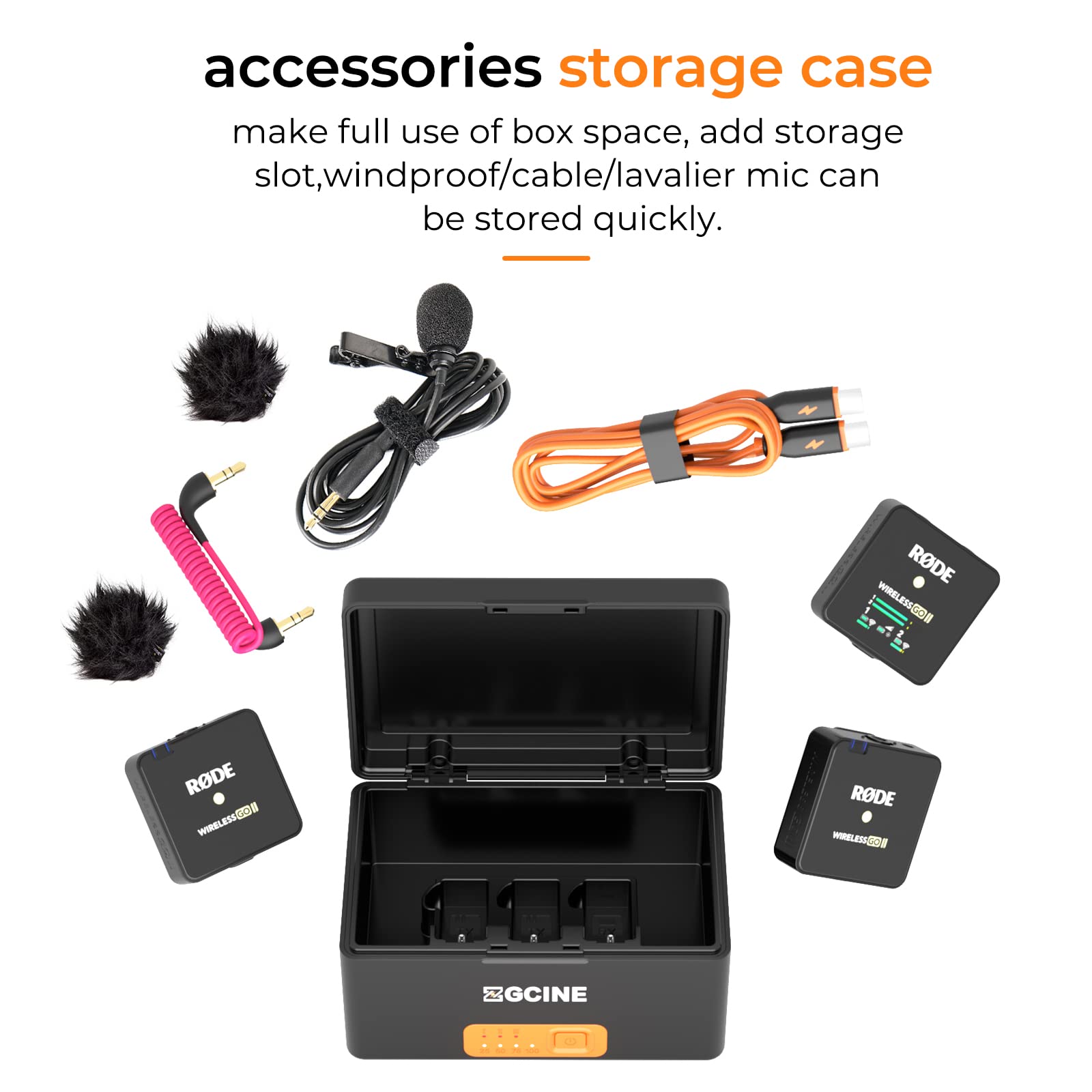RODE wireless go II+チャージングケース RODE WIGOII CHARGING CASE チャージケース [ワイヤレスゴー II