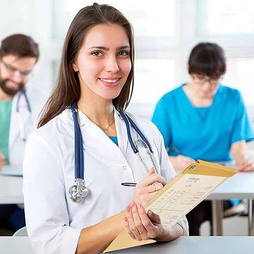 Miniatura 9 de NEWEST - 2 portapapeles de plástico con almacenamiento, portapapeles de clip con soporte para bolígrafo, portapapeles de almacenamiento resistente