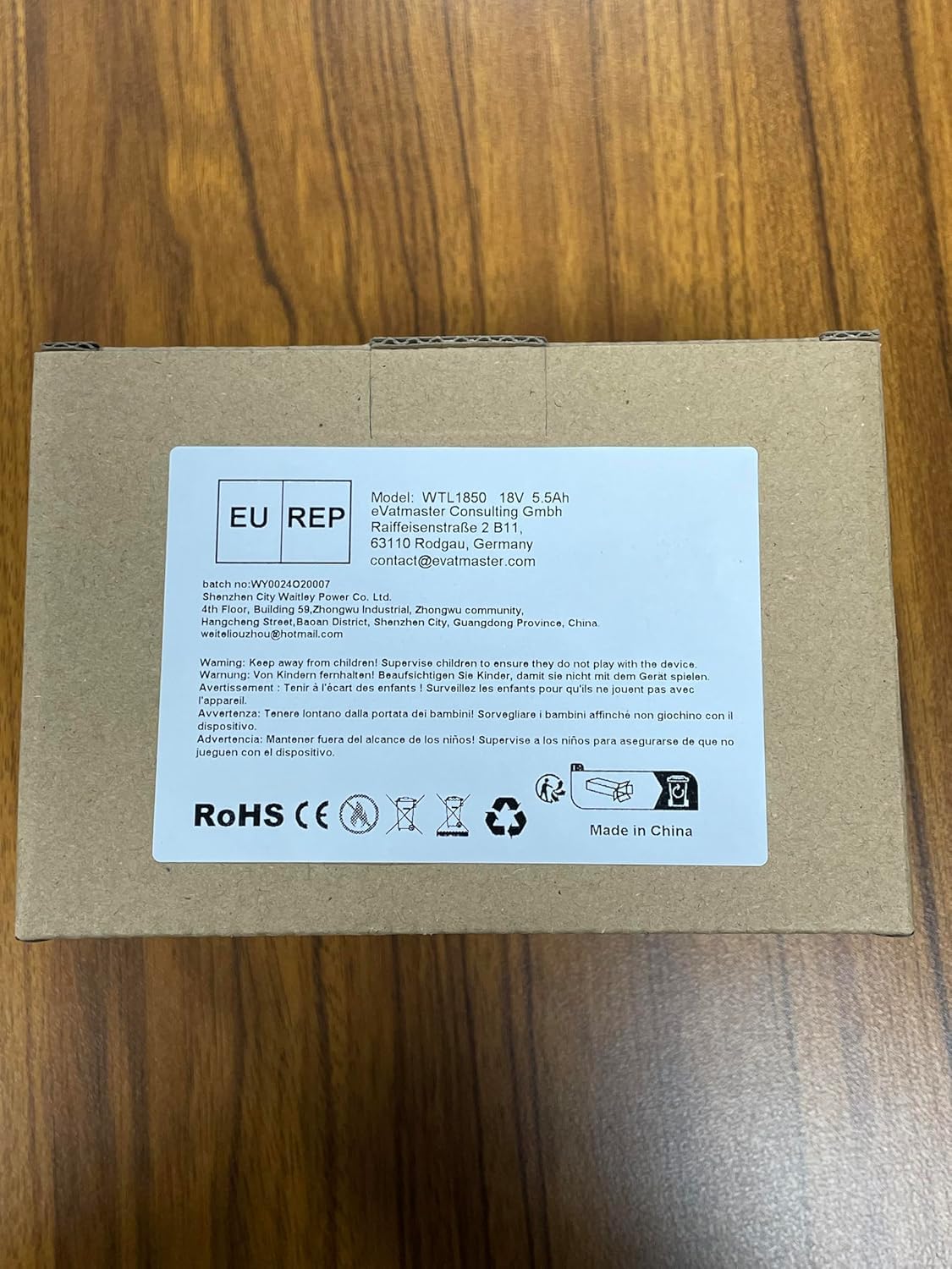 Powarobor Batteria di ricambio 18 V 5,5 Ah BL1850 agli ioni di litio compatibile con Makita 18 V LXT utensili elettrici BL1830 BL1840 BL1860 BL1845 BL1815 con indicatore LED
