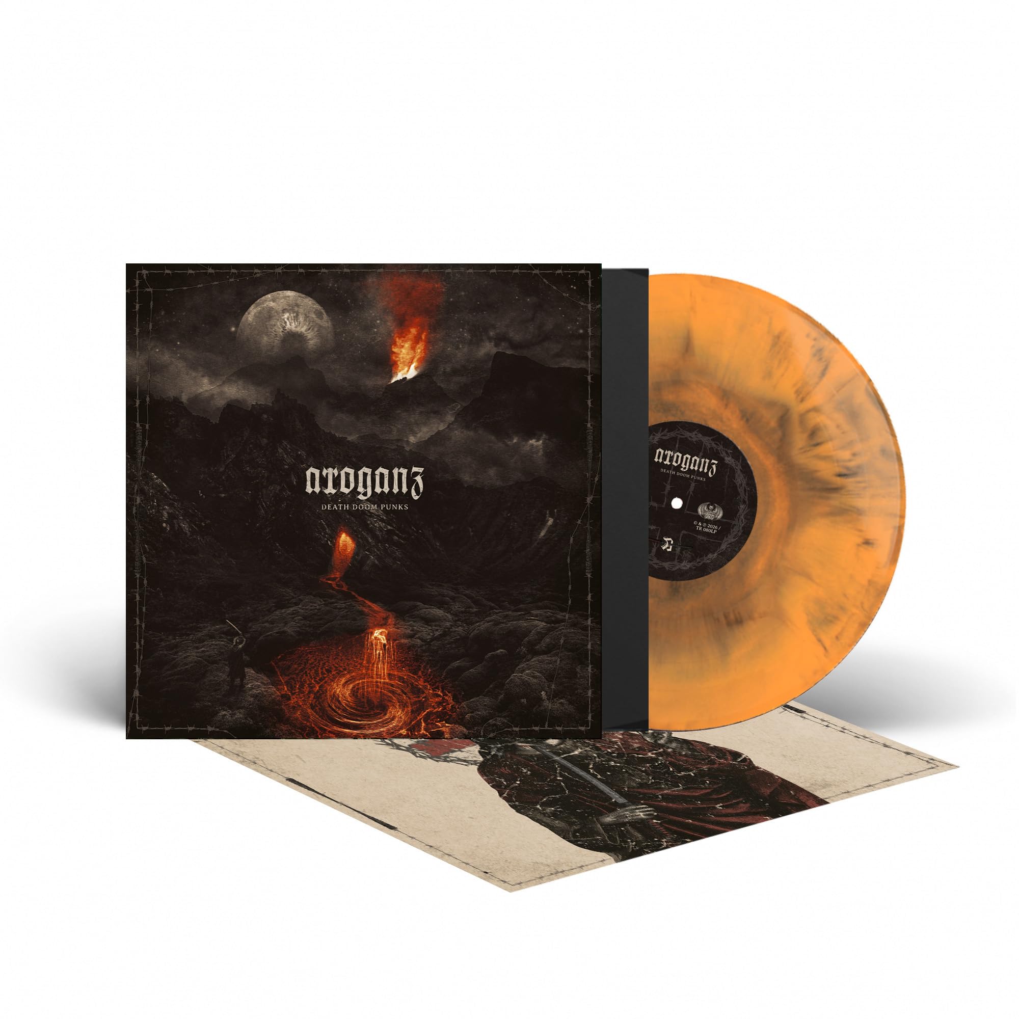 Arroganz Death Doom Punks (orange With Black - Galaxy Effect) LP New 88438889582