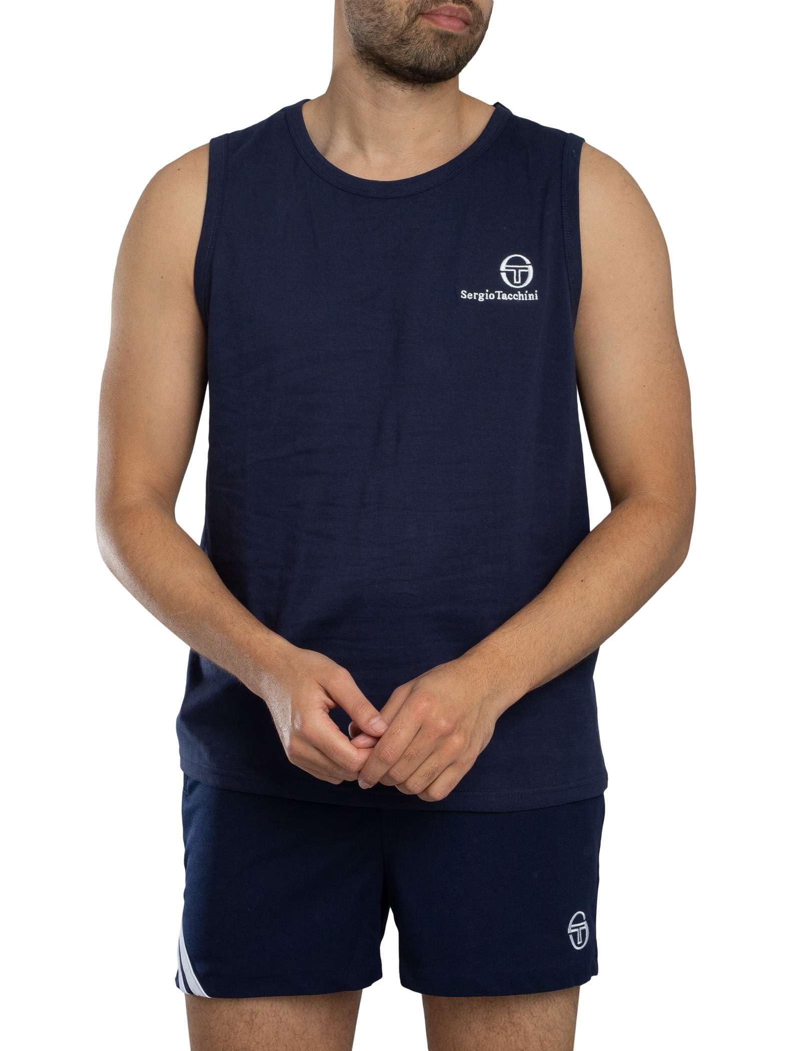Sergio Tacchini Sawyer Vest - Maritime Blue-XL