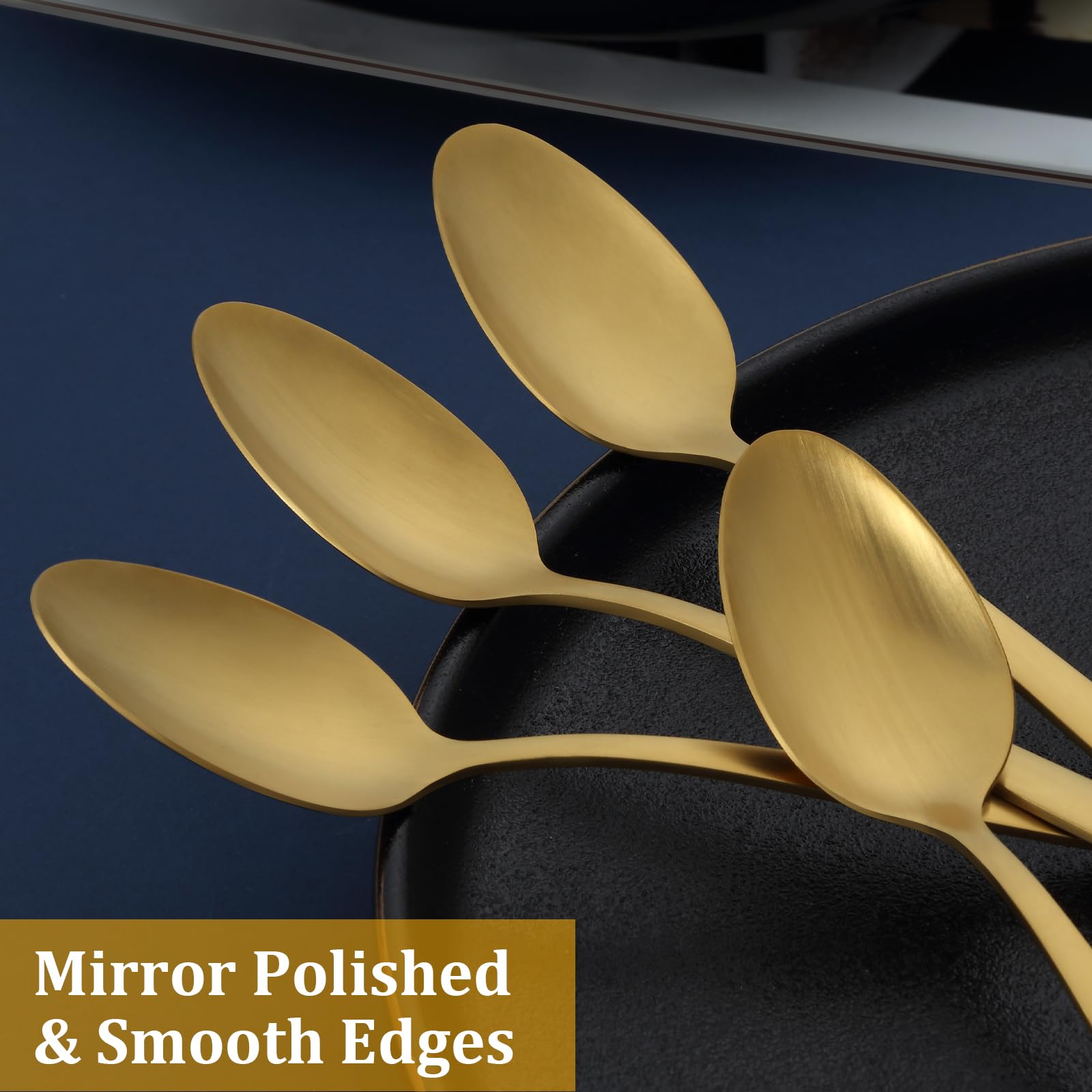 Lot De 12 Cuillères à Café De 17 Cm, Cuillères à Café à Long Manche