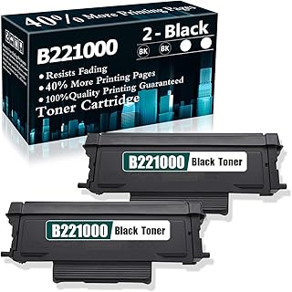 2-Black B221000 (per Toner 1,680 Page) B2236 Remanufactured Toner Cartridge Compatible for Lexmark MB2236adw B2236dw Printer,Sold by TopInk