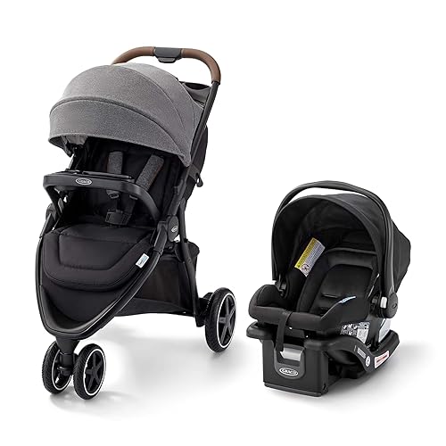 Graco Sistema de viaje todo terreno Outpace LX - Combo de asiento de coche para cochecito incluye asiento infantil SnugRide 30 Lite