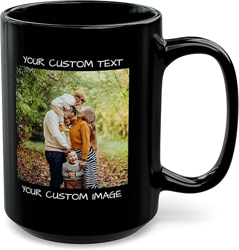 Miniatura 11 de Taza de café personalizada – Taza de cerámica personalizada con foto, texto o logotipo, taza de té Taza personalizada con foto o mensaje Idea