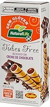 Tubes Free Natural Life - Recheado com Creme de Chocolate - Sem Glúten - 50g