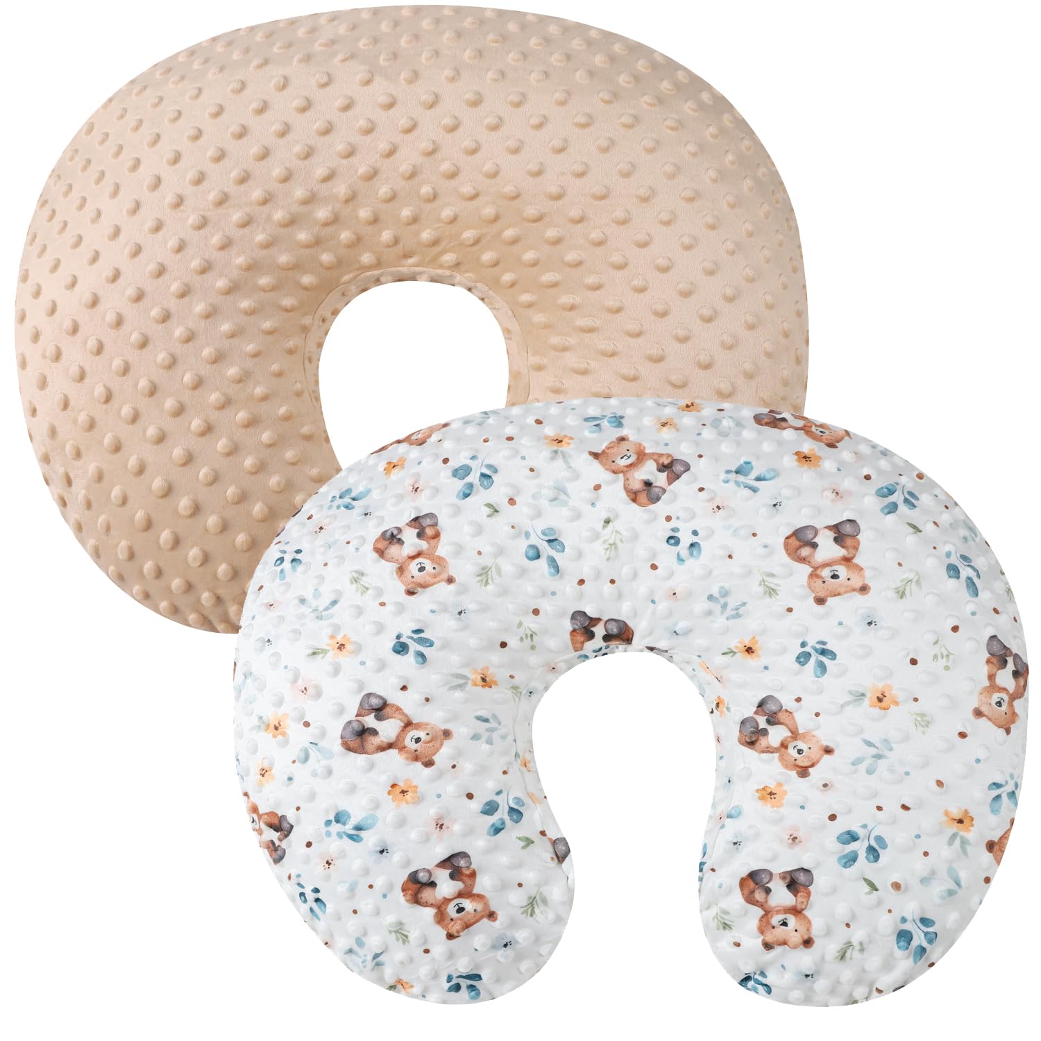 Dot Nursing Pillow Cover Set 2 Pack Compatible with Boppy Pillow