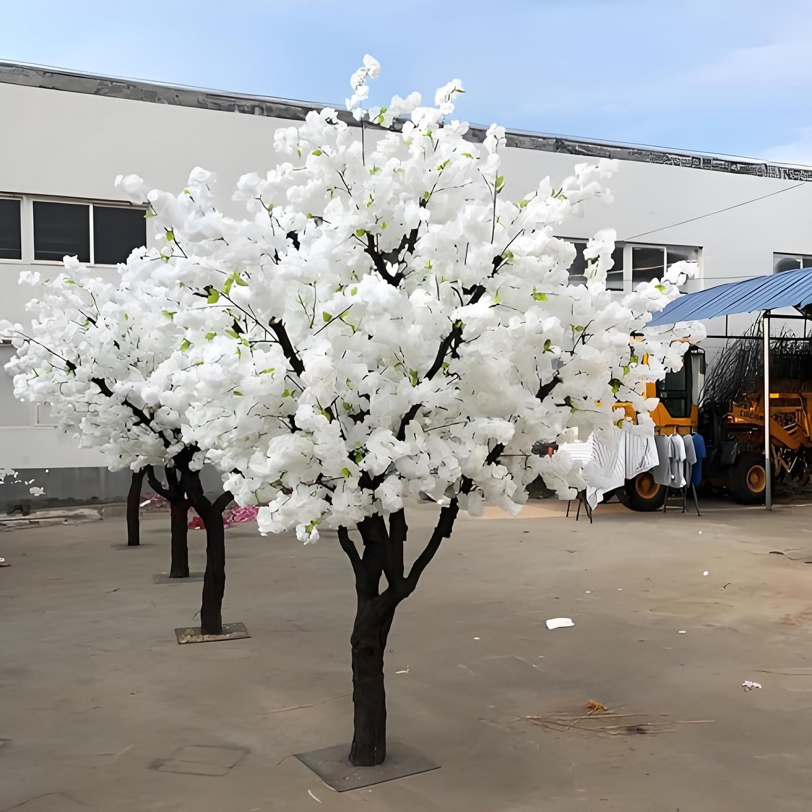 Cerisier artificiel rose de 1.8m*1.2m avec de véritables tiges en bois
