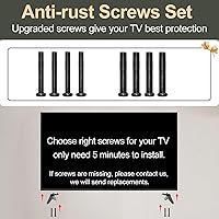 Vista 5 de Soporte para las patas del televisor LG, solo patas de soporte para TV para LG 55UK6500 55UJ6540 55UM7300 55UN6900 55LJ5500UA 49UJ6300 49UK6300