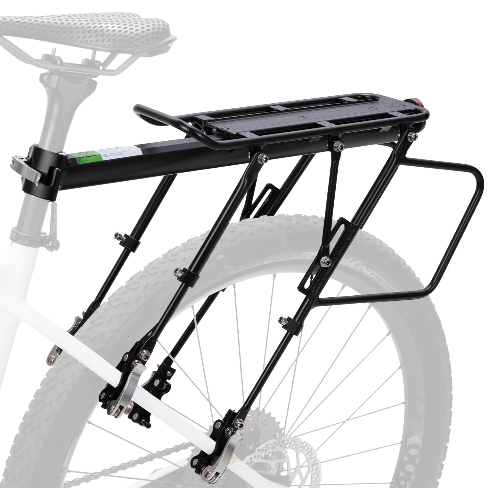 Photo 1 of ROCKBROS Rear Bike Rack Aluminum Quick Release Cargo Carrier