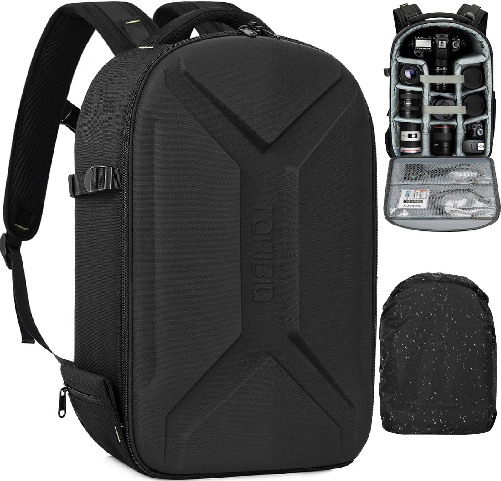 Large Hardshell Camera Backpack DSLR/SLR/Mirrorless Photography Bag