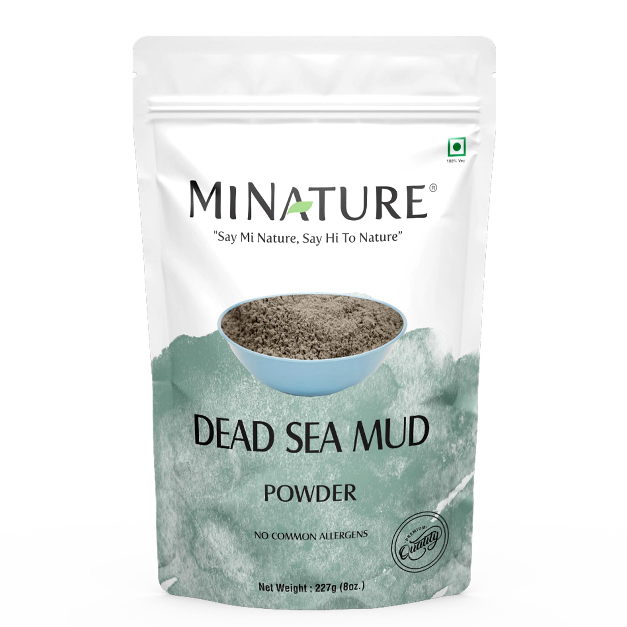 minature Dead Sea Mud Powder | 227g(8 oz)(0.5 lb) | 100% Pure Natural Mineral Rich Cleansing & Detox Mask| For Face, Body & Spa Care