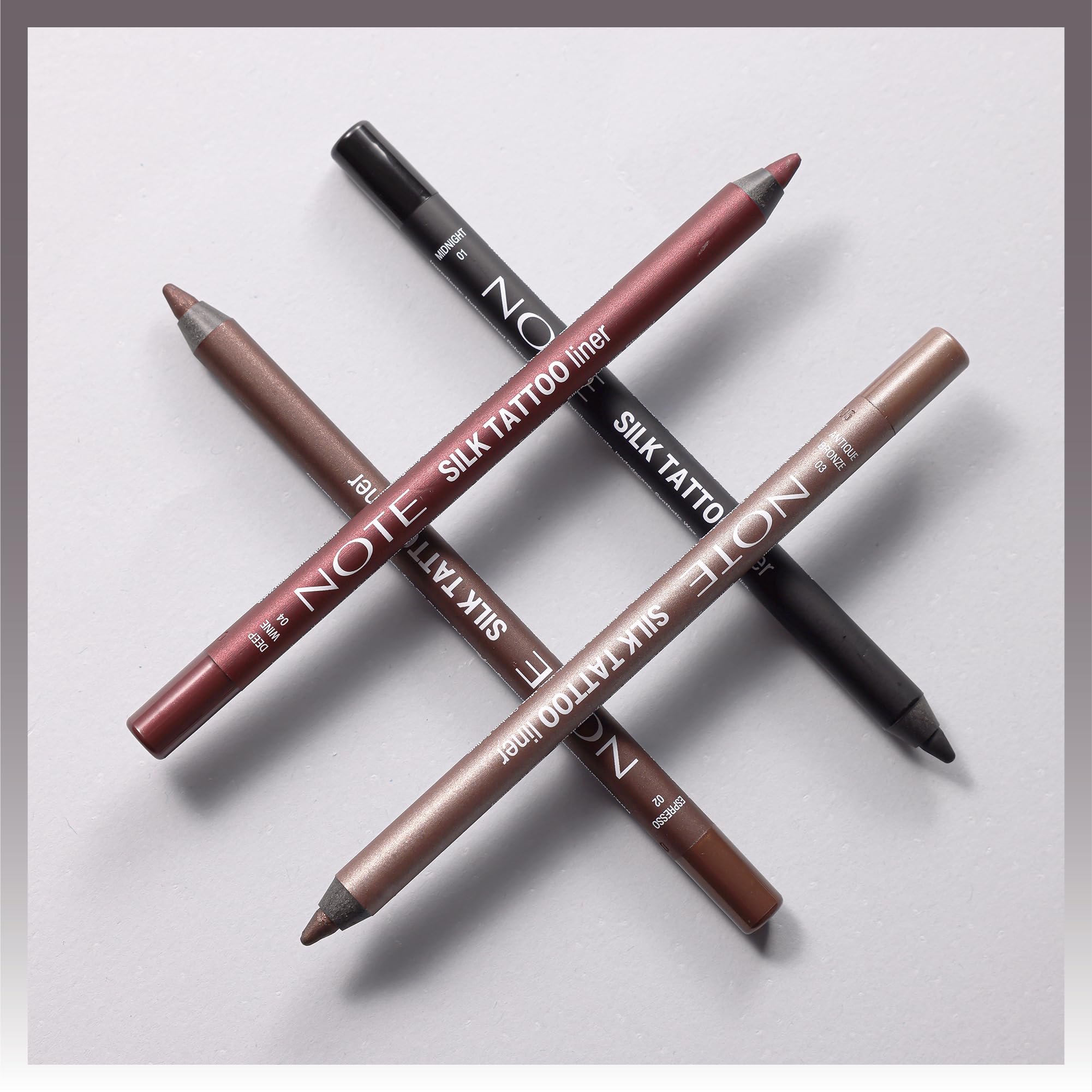Note Cosmetics Silk Tattoo Liner Suya Dayanıklı İpeksi Jel Göz Kalemi - 01 Midnight