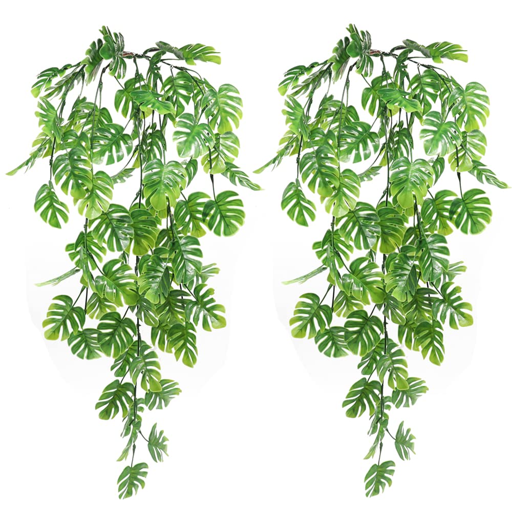 CCUCKY Artificial Turtle,Plantas Colgantes de Plástico Utilizadas para la Decoración del Hogar