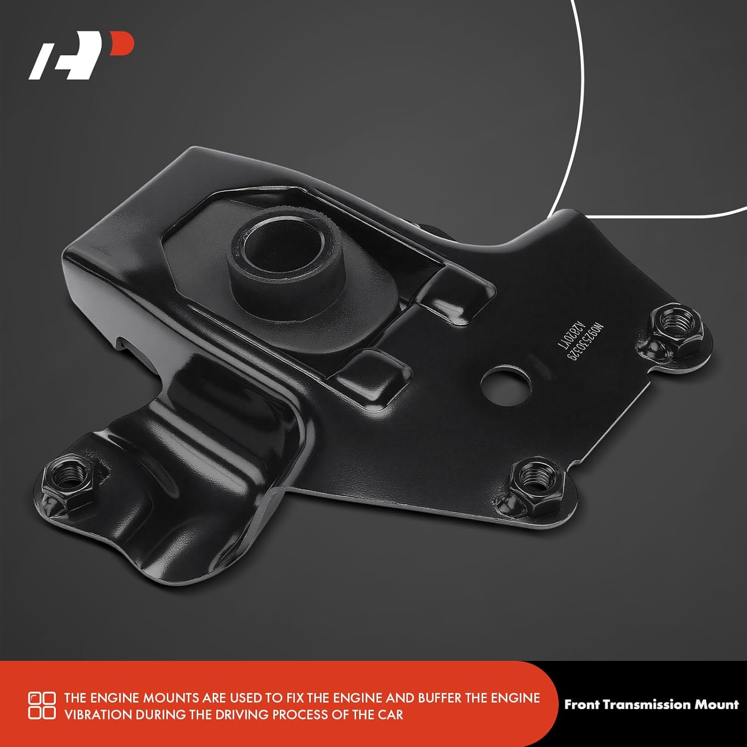 A-Premium Front Left or Right Transmission Mount Compatible with Chevrolet Cavalier & Pontiac Sunfire, 1995-2005, Driver or Passenger Side