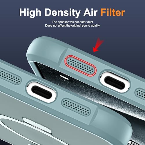 Miniatura 8 de Funda compatible con iPhone 12 Pro Max y iPhone 13 Pro Max de 6.7 pulgadas, con soporte magnético invisible tipo anillo, gran agarre, compatible con