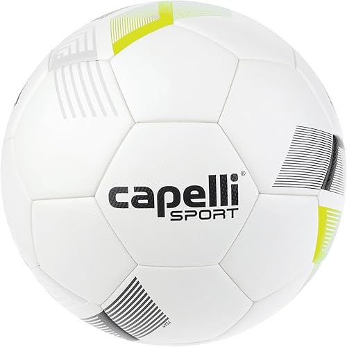 Capelli Sport Balón de fútbol tamaño 5, Tribeca Metro Team FIFA Balón de fútbol básico para jugadores jóvenes y adultos, entrenamiento en exteriores