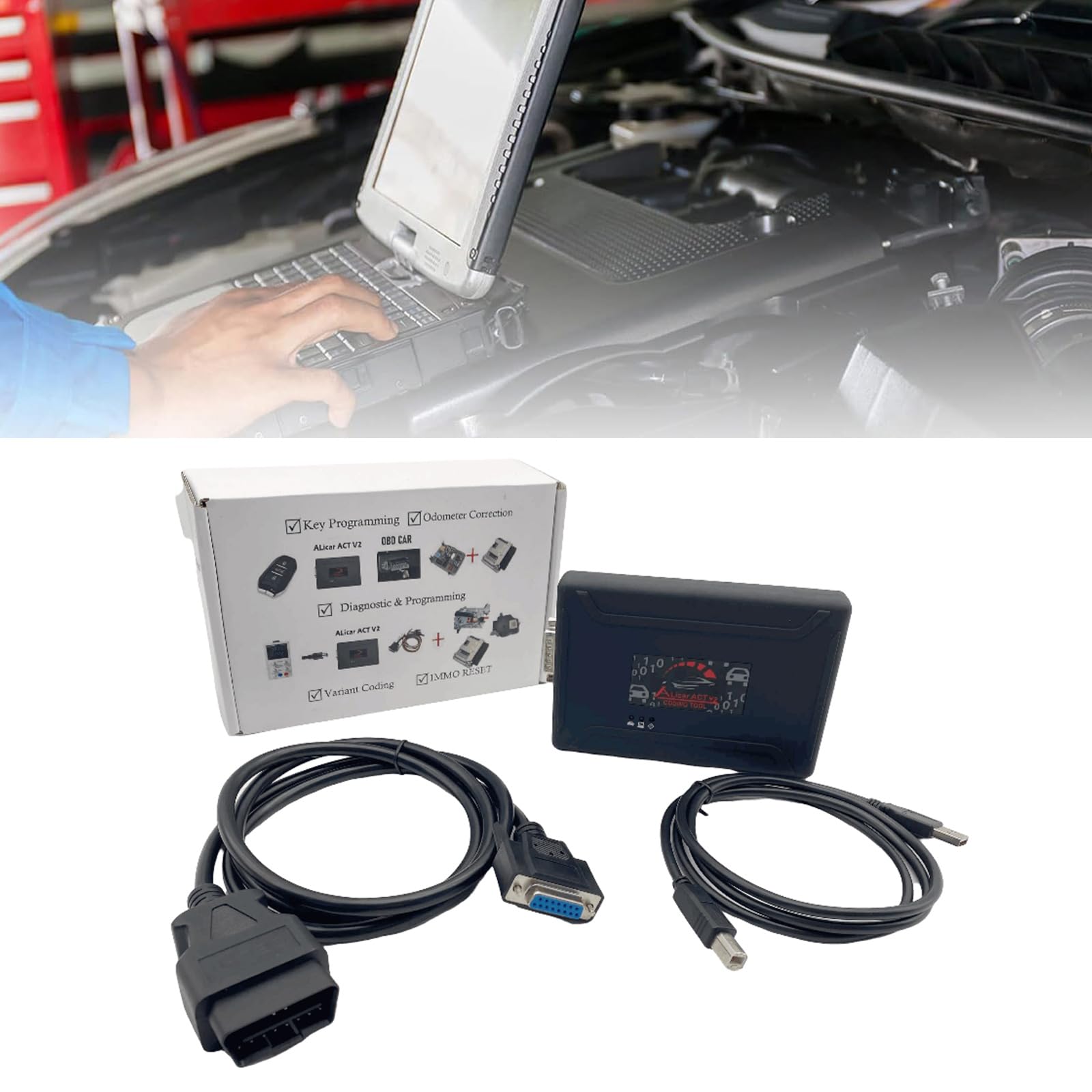 Scanner diagnostico affidabile Controllo luce motore Analisi Cancella codici di errore Lettore di codici di errore Strumento di ripristino Strumento diagnostico automobilistico