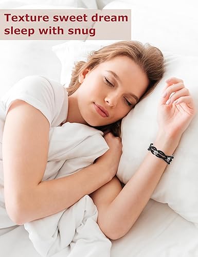 Miniatura 10 de TOYOUTHS Beaded Bracelet Band Compatible with Fitbit Versa 2Fitbit VersaVersa Lite Bands Women, Boho Soft Elastic Stretchy Nylon Braided Strap Fancy