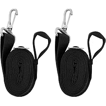 KNOX Adjustable Boat Straps for Bimini Tops, Marine Awning Webbing, 316 Stainless Steel Snap Hooks, Marine Nylon Top, Bimini Canvas Hardware Accessories, Replacement Straps 2-Pack