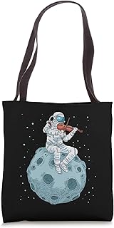 Violin Gift Kids Fiddle Music Women Violin Gift Men Viola Tote Bag