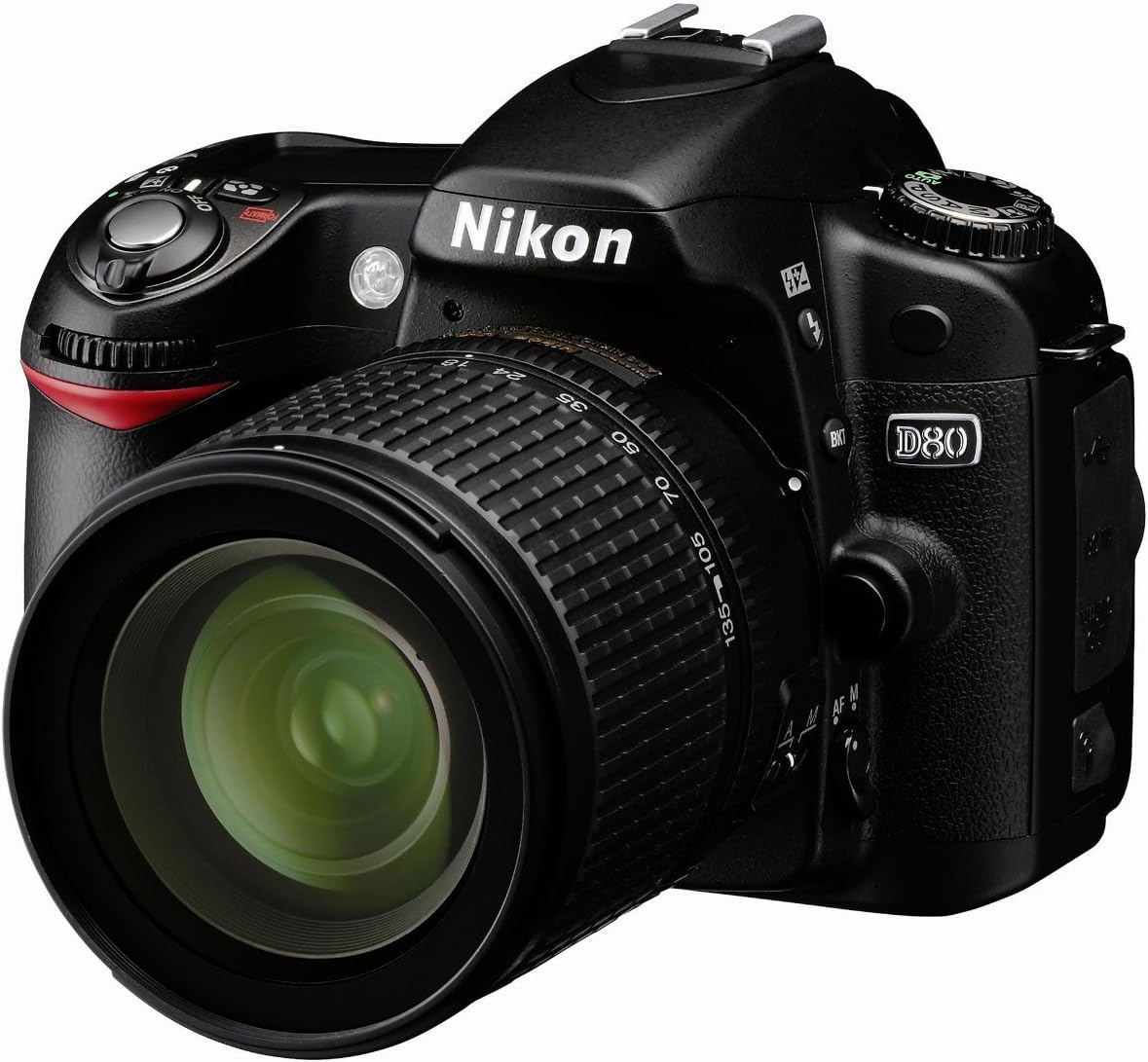 Nikon D80 10.2MP Digital SLR Camera Kit with 18-55mm ED AF-S DX Zoom-Nikkor Lens