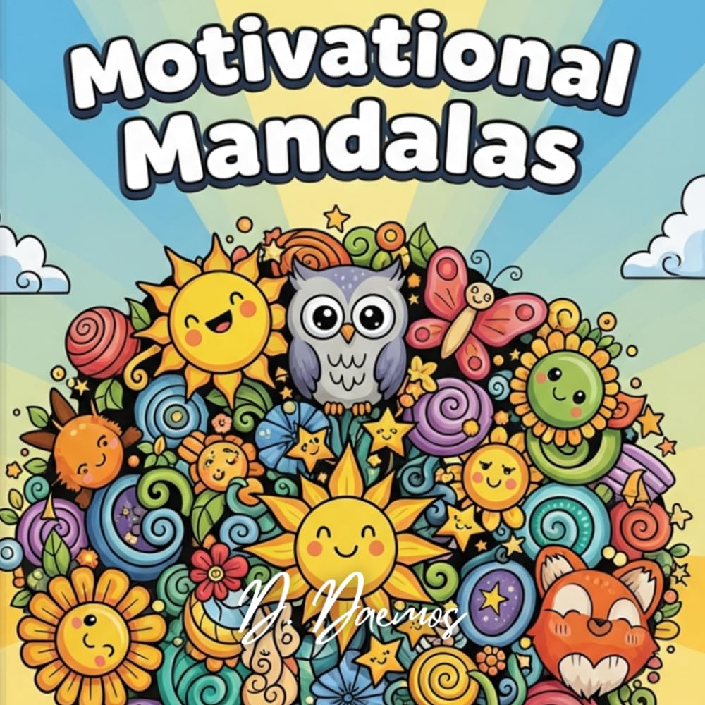 Motivational Mandalas: Inspiring Mandala Designs with Powerful Words for Mindfulness, Relaxation & Positive Thinking