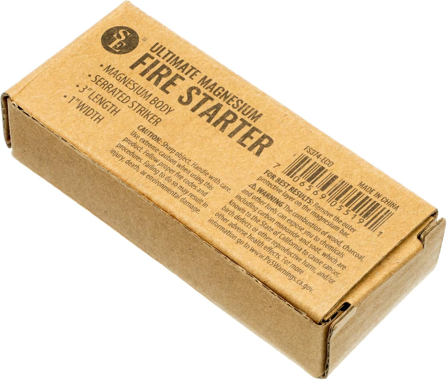 SE 2-in-1 All-Weather Magnesium Firestarter Kit - FS374, 1 Pack