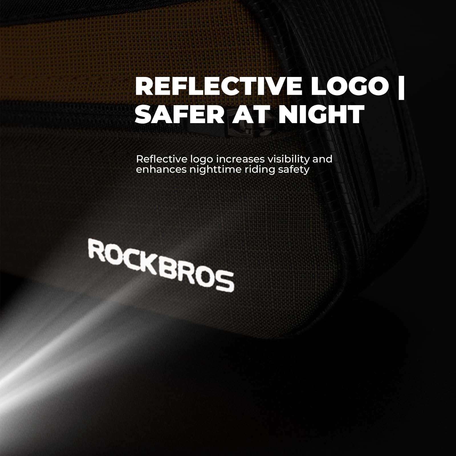 ROCKBROS Borsa Telaio Bici 0,25L, Borsa per Tubo Superiore Guscio Rigido per Un Accesso Rapido, Borsello da Manubrio Tubo Anteriore Anti-graffi e Anti-usura, Facile Installazione, per MTB Bicicletta