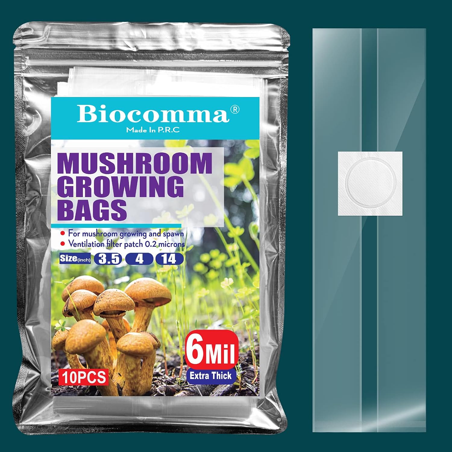 10pcs Mushroom Growing Bags Mushroom Spawn Bags