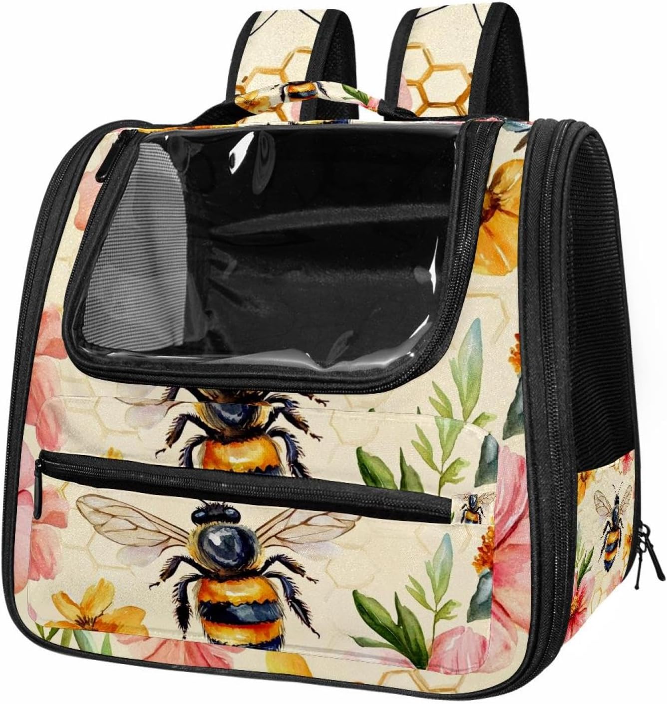 Honeybee (2) Pet Carrier Soft Sided Carrier for Small Medium Cats Dogs