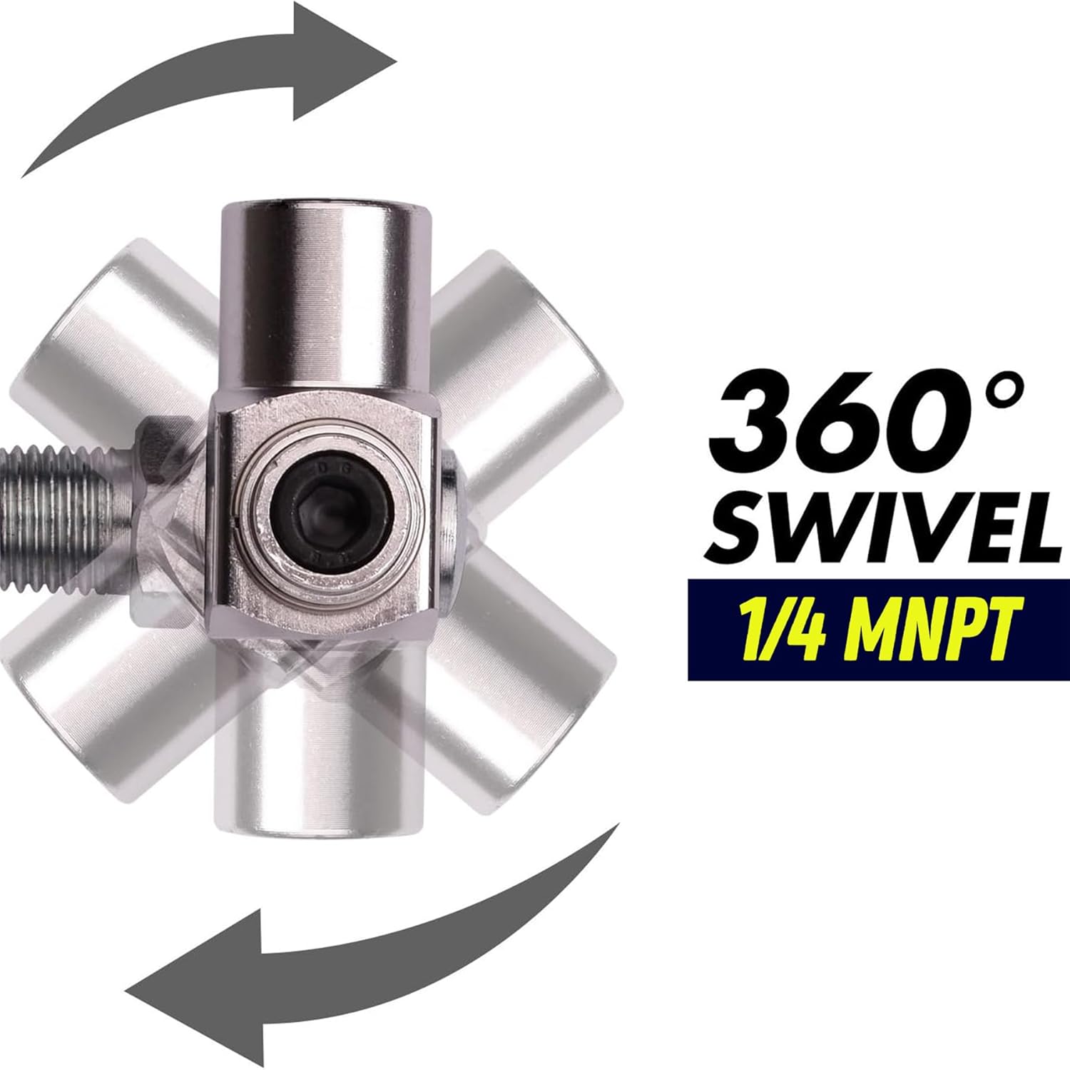 Dapetz Air Line Swivel Connector 1/4" BSP 6mm Female Tool Fittings Universal Quality