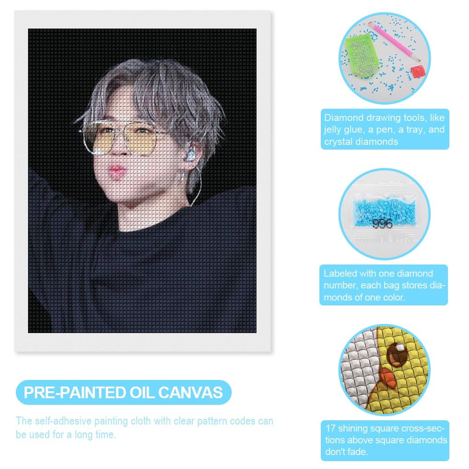 Amazon.co.jp: 30×40cm ダイヤモンドアート BTS 防弾少年団